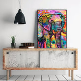Canvas - Hippie Elephant